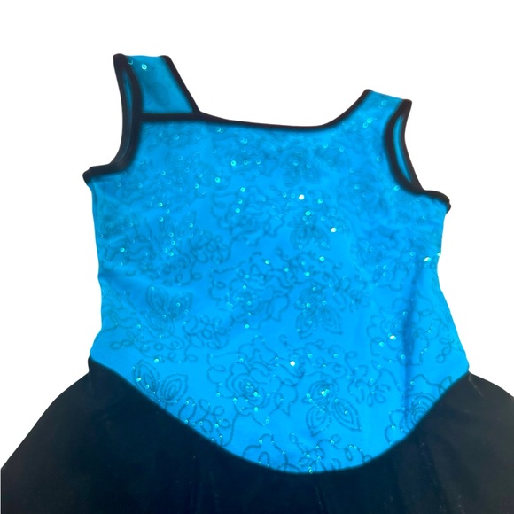 Figure Skating, gymnastics, Dancewear performance dress. Girls large - Picture 5 of 7